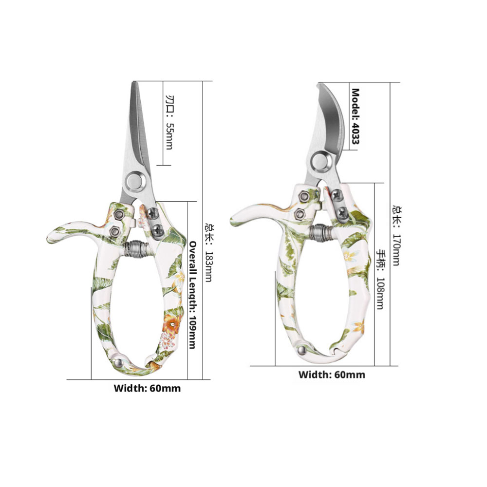 Gardening Tools Pink - 3Cr13 Stainless Steel, Garden Pruning Shears,