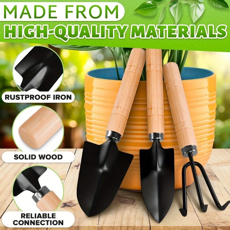 Gardening Tools Bundle - 3PC/1Set Mini Gardening Tools Set Portable