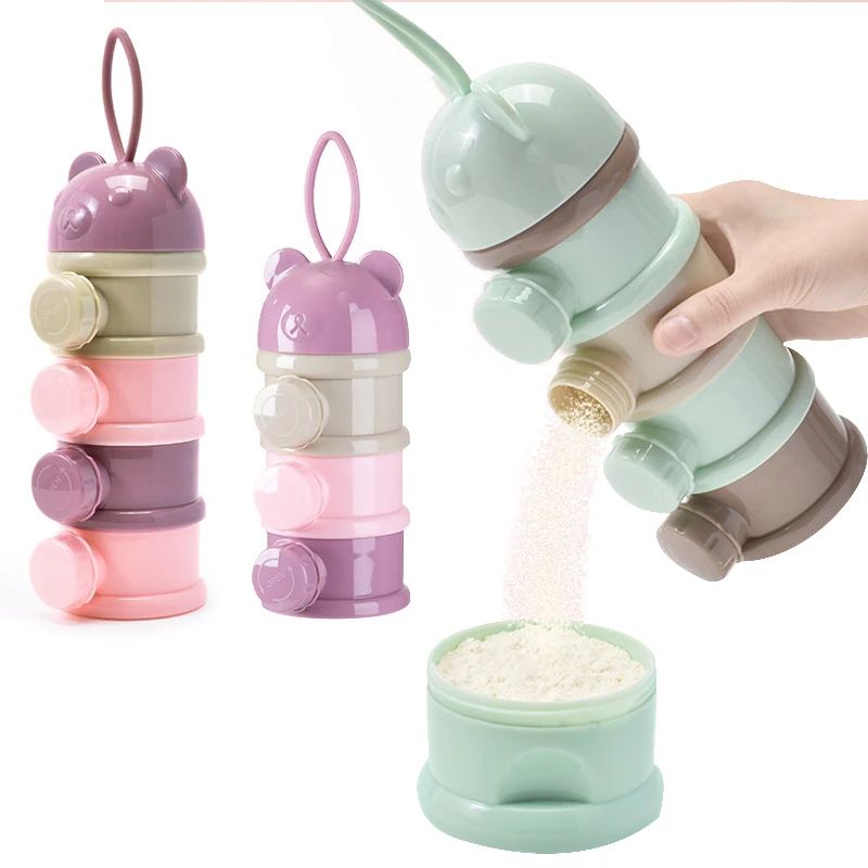 Fertilizer Dispenser - 3/4Layer Baby Portable Baby Food Storag