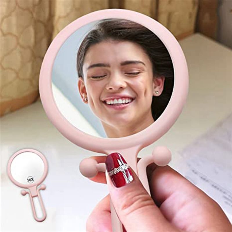 Gardening Tools Pink - Lively- 10X Handheld Magnifier, Double Sided