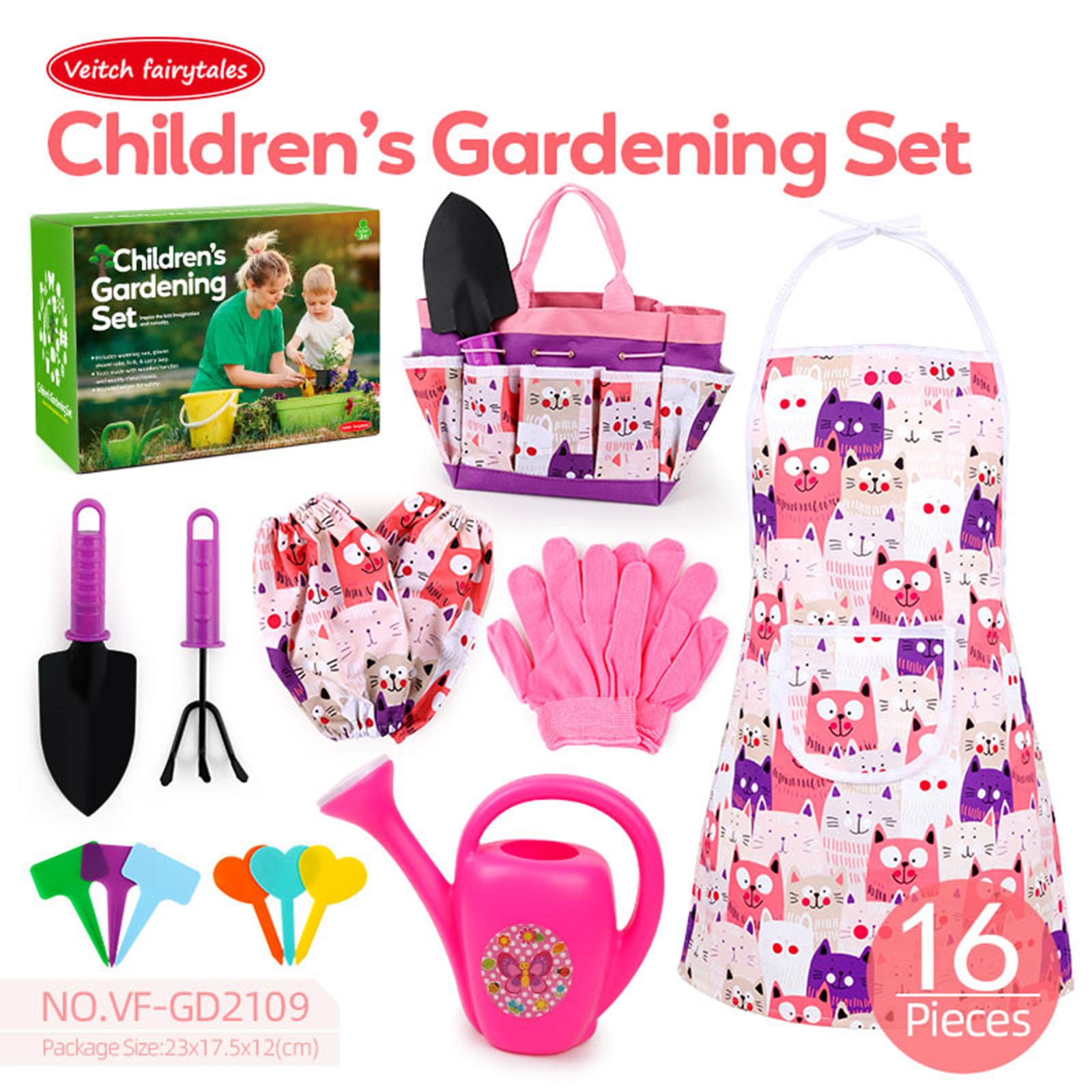 Kids Garden Tool Set with Tote - огляд і ціна Gardening Tools For Toddlers