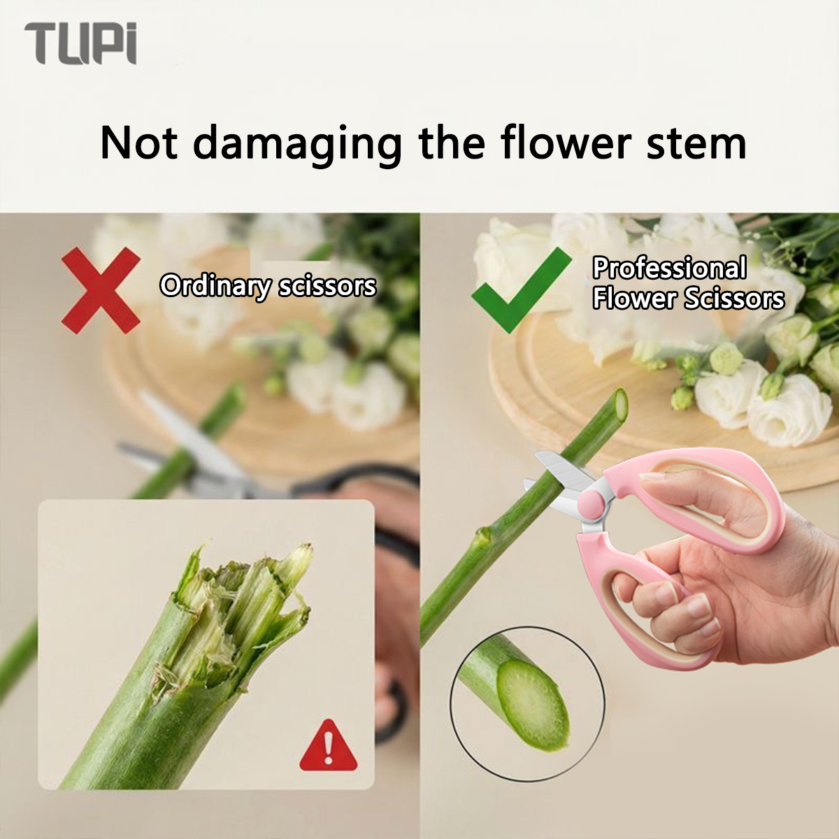 Florist Scissors for Flower Ar - огляд і ціна Gardening Tools Pink