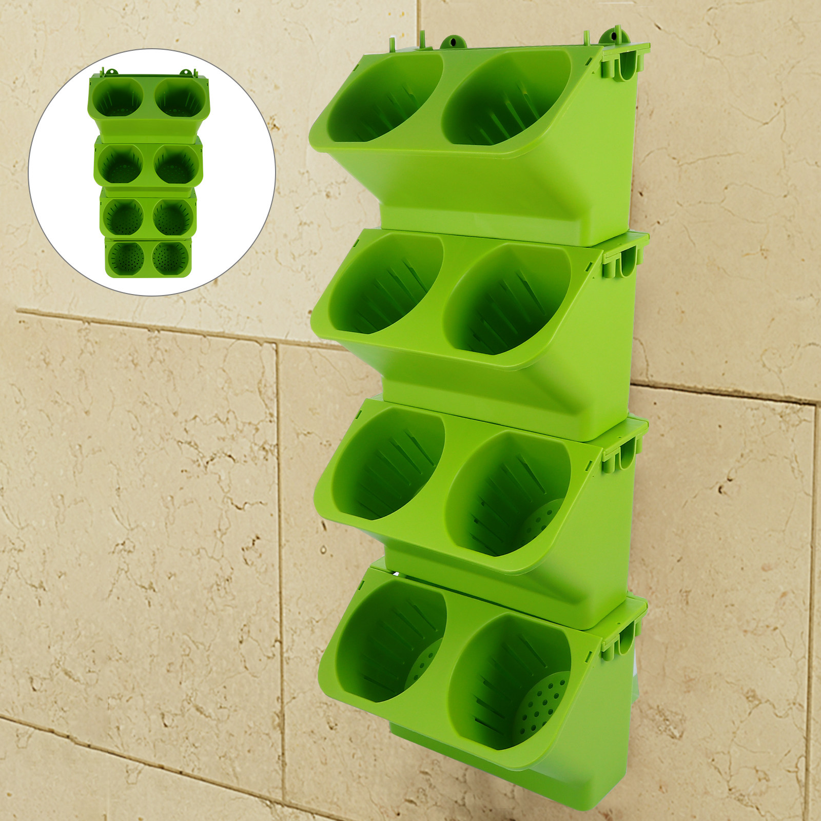 4Pcs Vertical Wall Planter Set - огляд і ціна Self-Watering Planter