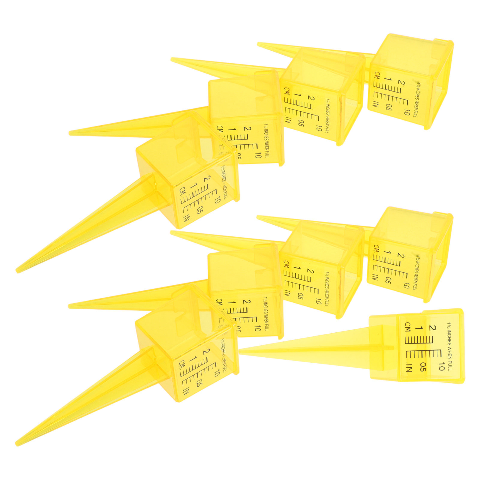 9pcs Outdoor Rain Gauges 1.5-I - огляд і ціна Gardening Tools Water