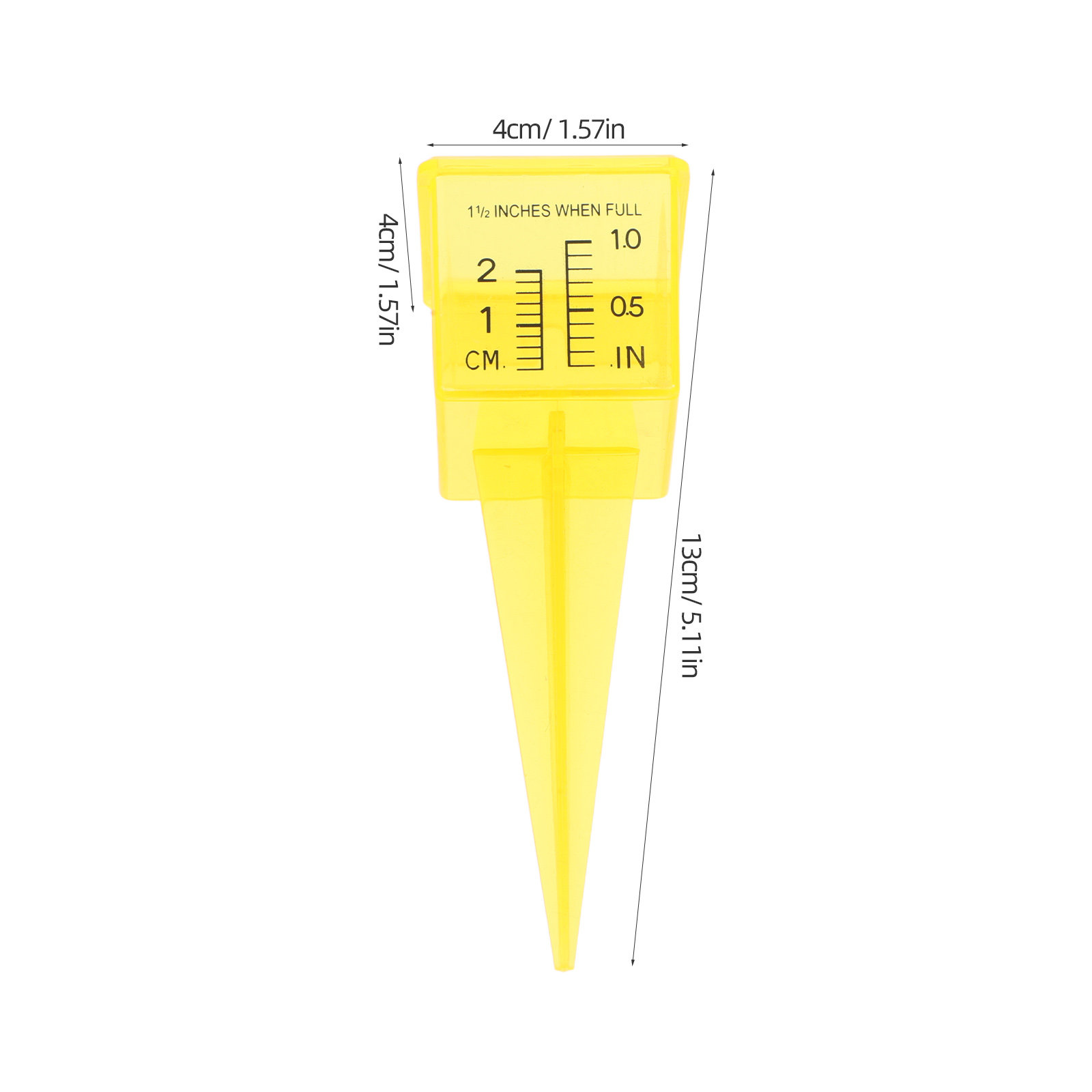 9pcs Outdoor Rain Gauges 1.5-I - огляд і ціна Gardening Tools Water