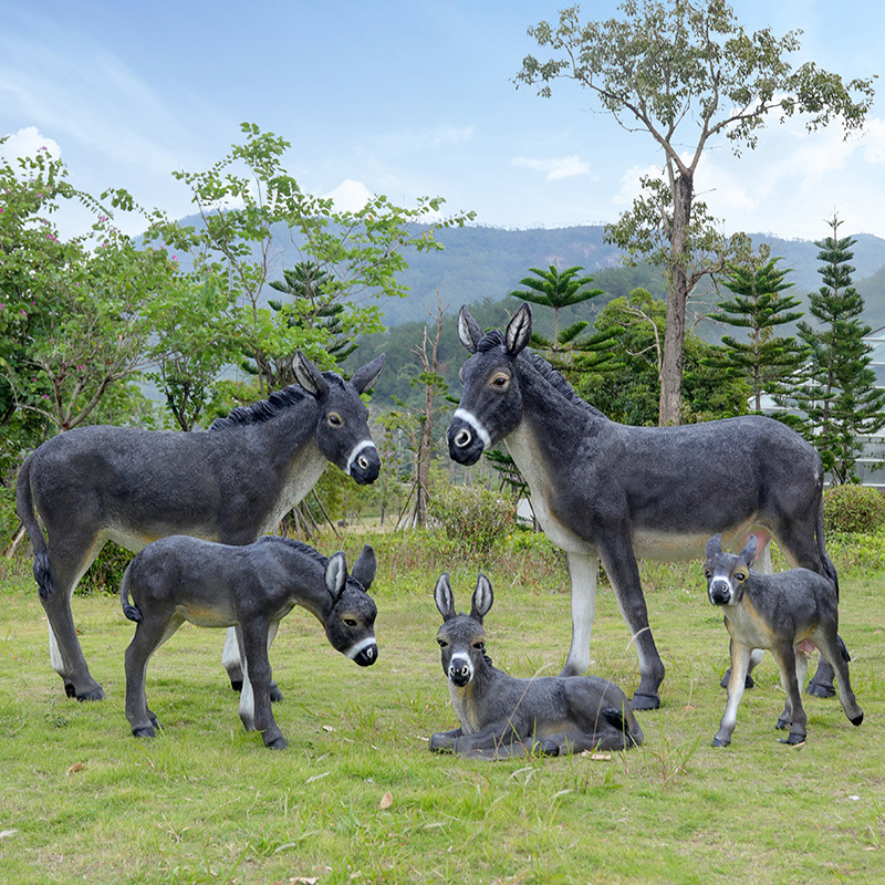 FRP simulation donkey sculptur - огляд і ціна Gardening Tools Sketch