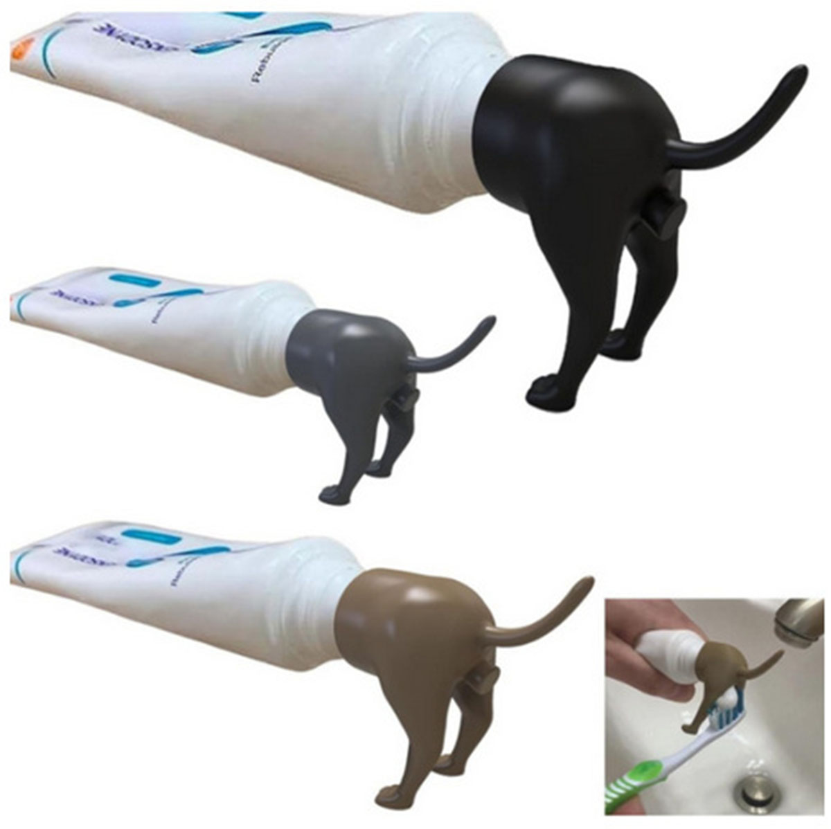 Funny Pooping Dog Butt Toothpa - огляд і ціна Fertilizer Dispenser