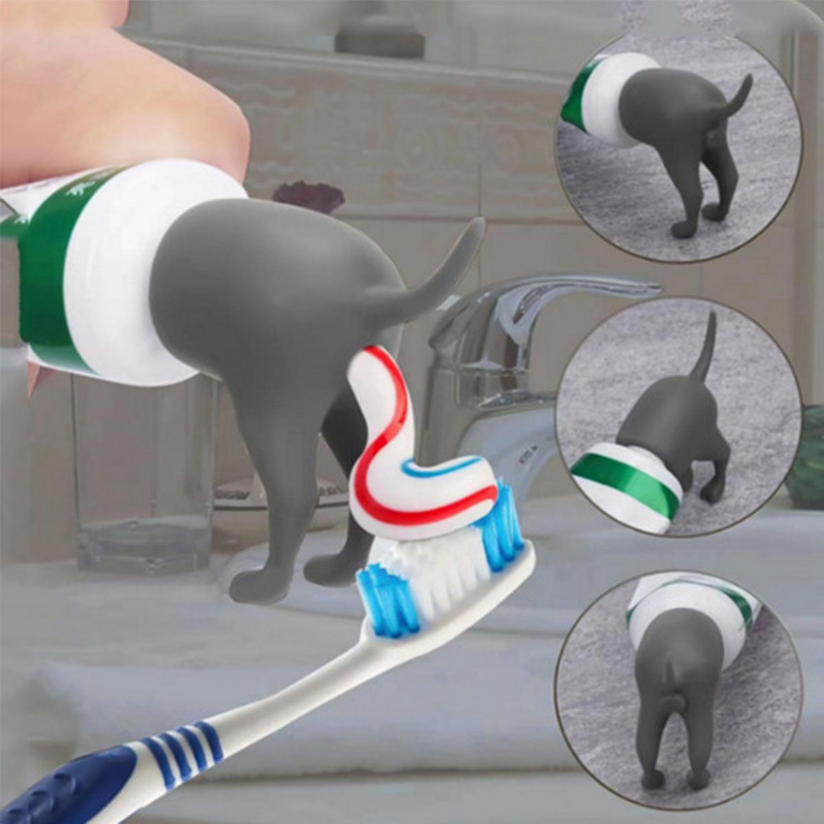 Funny Pooping Dog Butt Toothpa - огляд і ціна Fertilizer Dispenser
