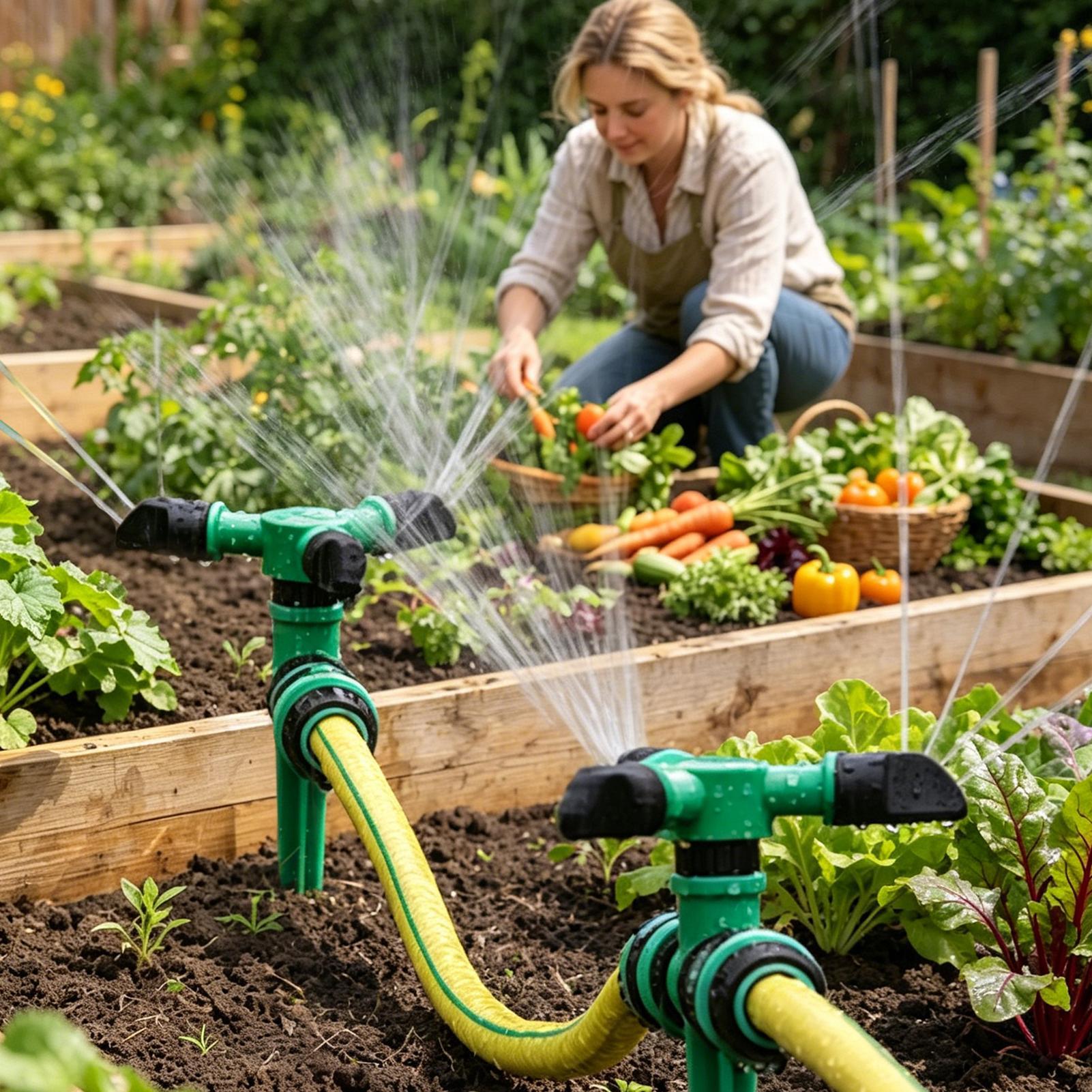 Automatic Rotating Water Sprin - огляд і ціна Gardening Tools Water