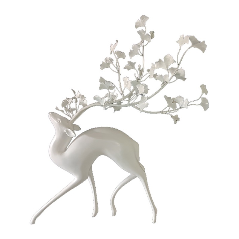 Deer sculpture metal ginkgo bi - огляд і ціна Gardening Tools Sketch