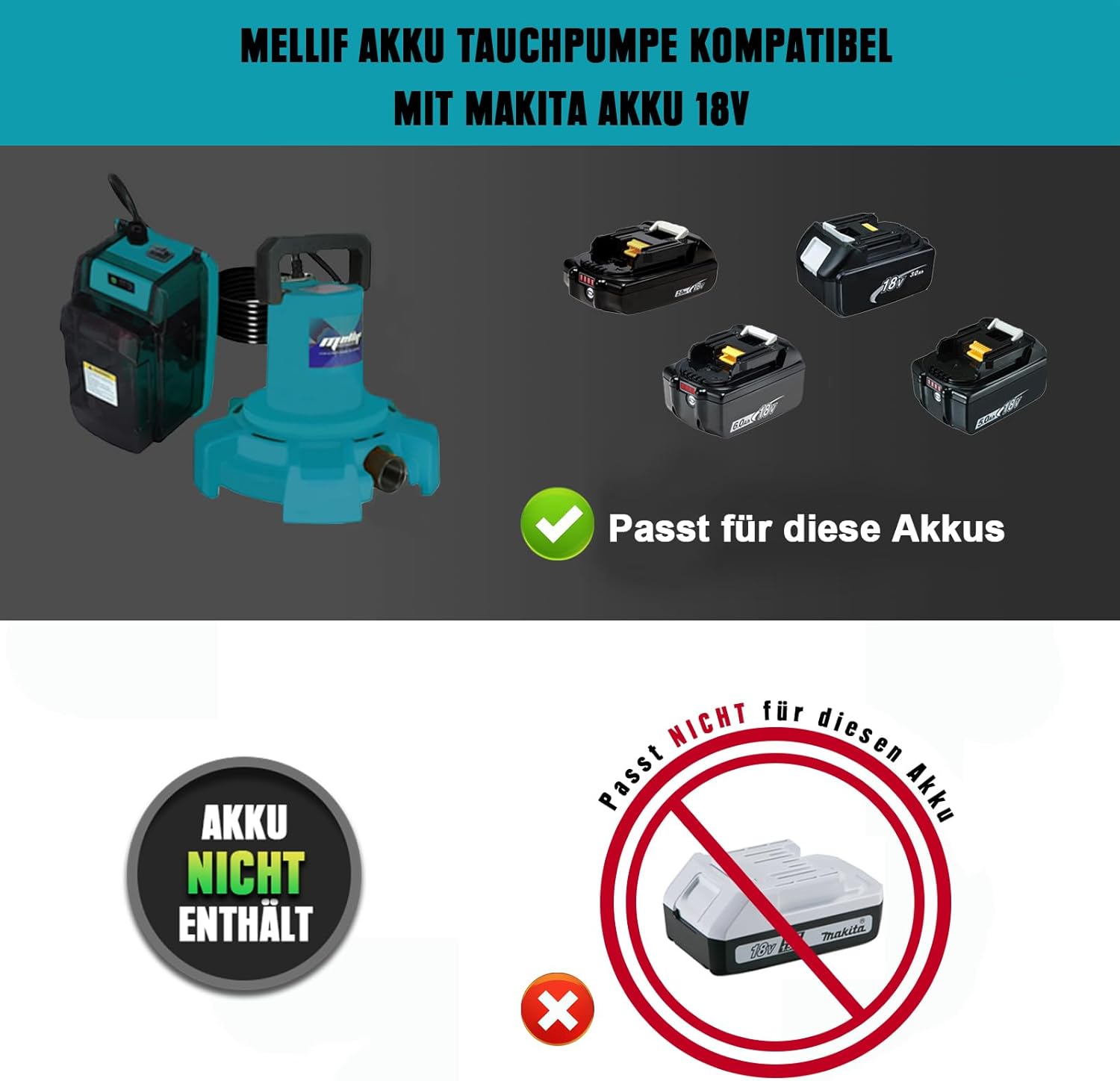 Cordless Submersible Pump for  - огляд і ціна Gardening Tools China