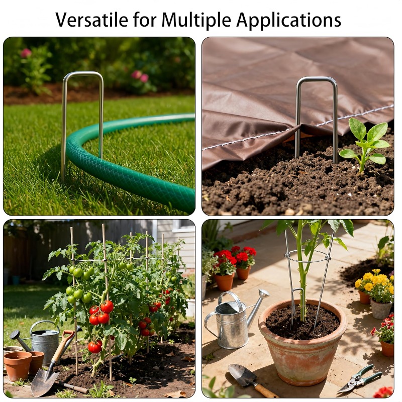10 Pcs U-shaped Garden Nails A - огляд і ціна Gardening Tools Used