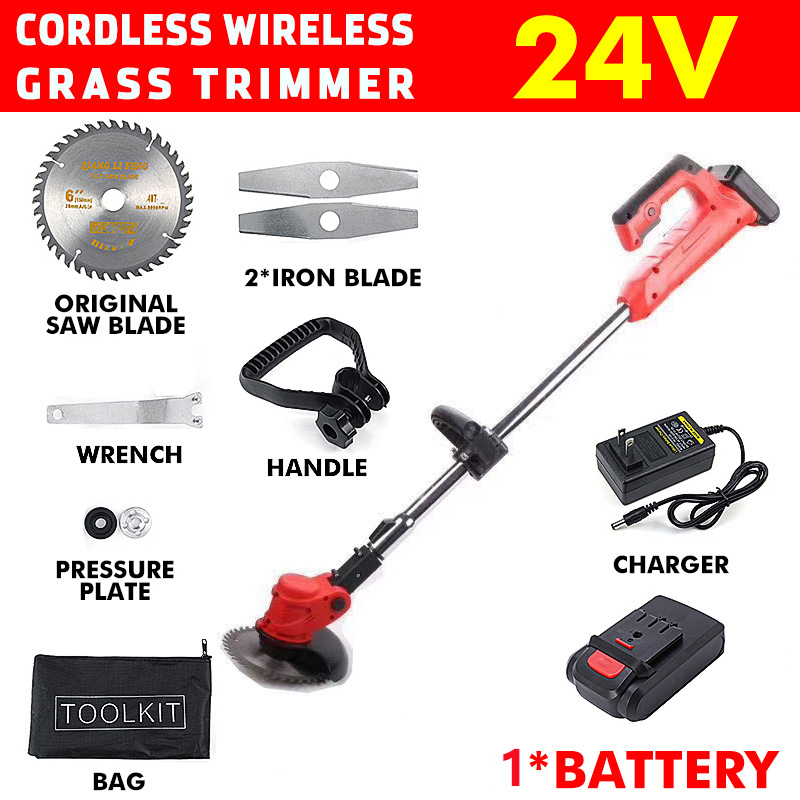 High Power Rechargeable Lithiu - огляд і ціна Gardening Tools Grass Cutter