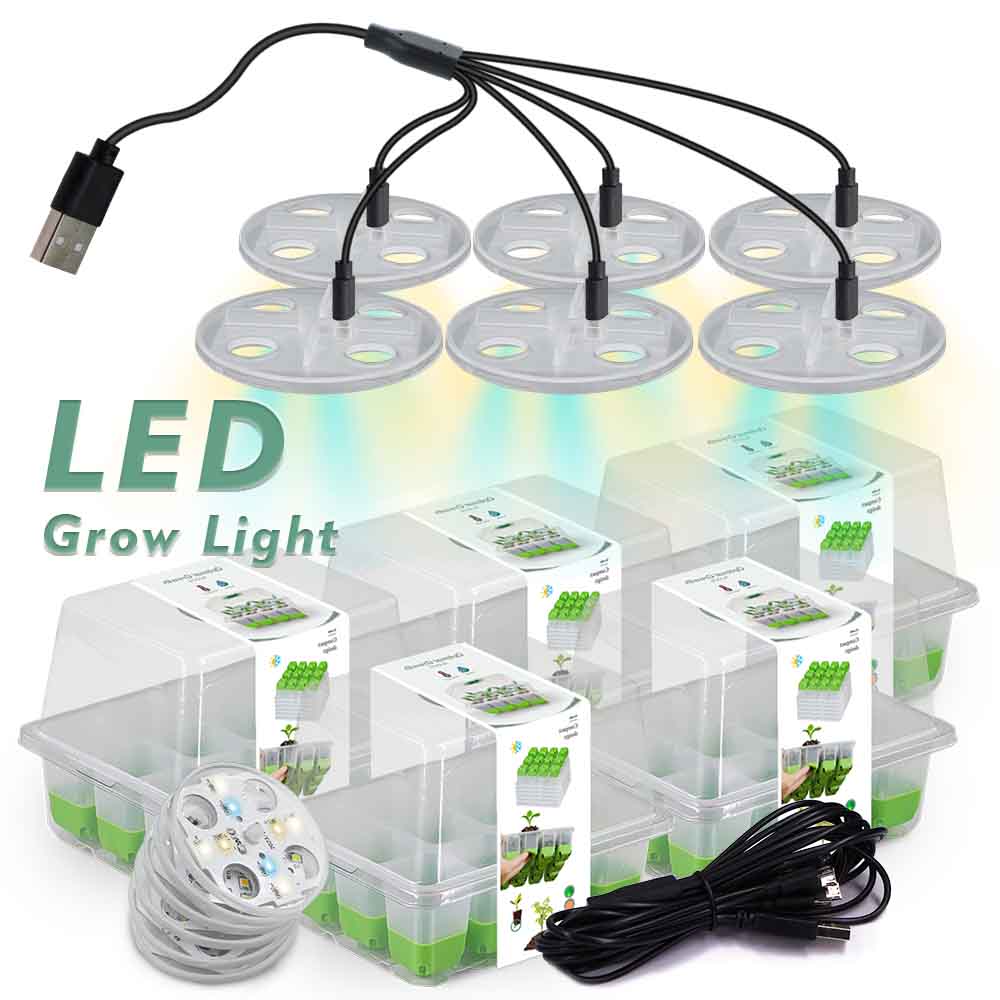 LED Grow Light Seedling Starte - огляд і ціна Greenhouse Mini Indoor