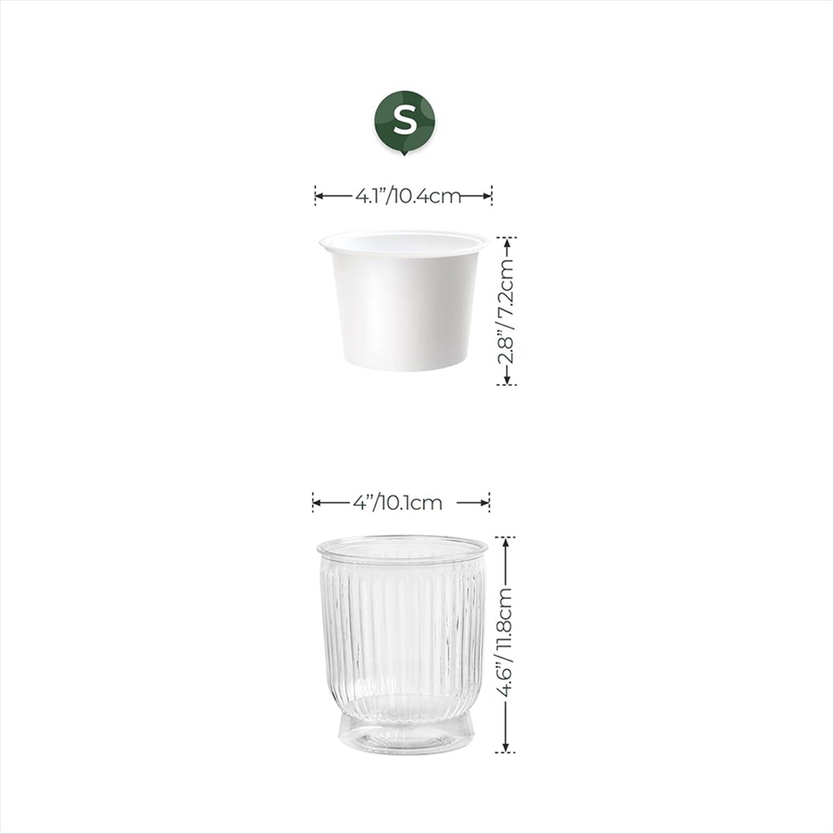 Self Watering Plant Pots, 4 In - огляд і ціна Self-Watering Planter