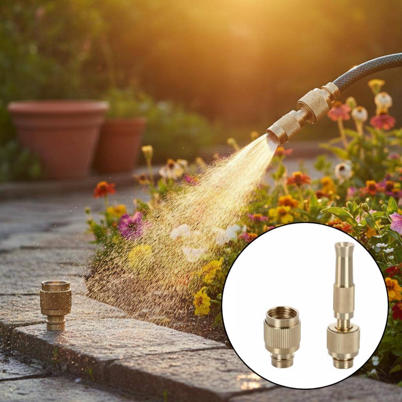 Brass Water Universal Connecto - огляд і ціна Gardening Tools Water