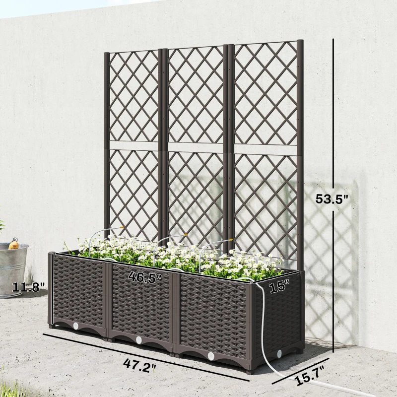Outdoor Planter Box,Practical  - огляд і ціна Self-Watering Planter