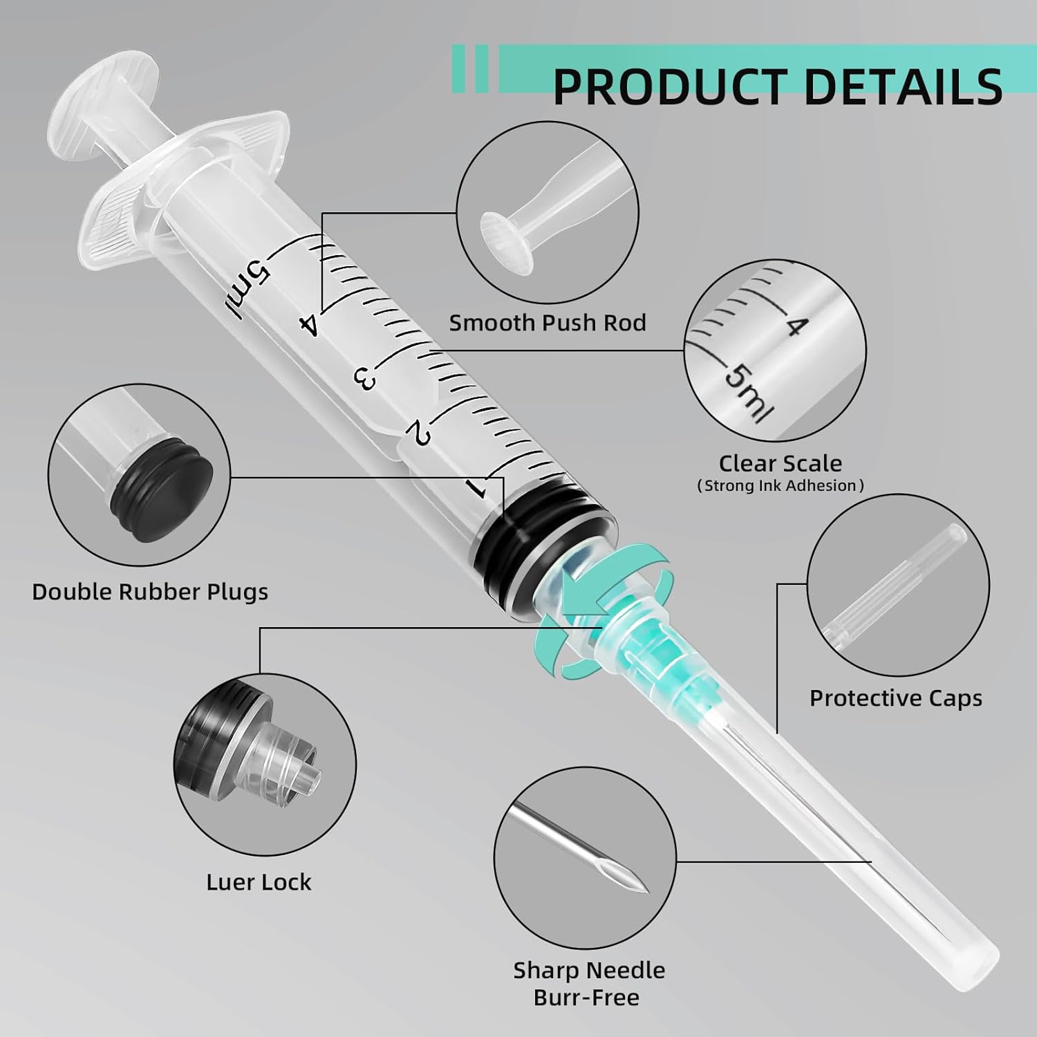 5ml Luer Lock Syringe, Suitabl - огляд і ціна Fertilizer Dispenser