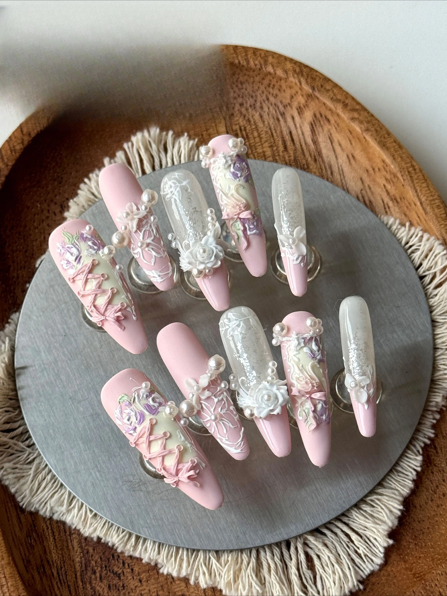 Nail Art Wearing Nail Three-di - огляд і ціна Gardening Tools Pink