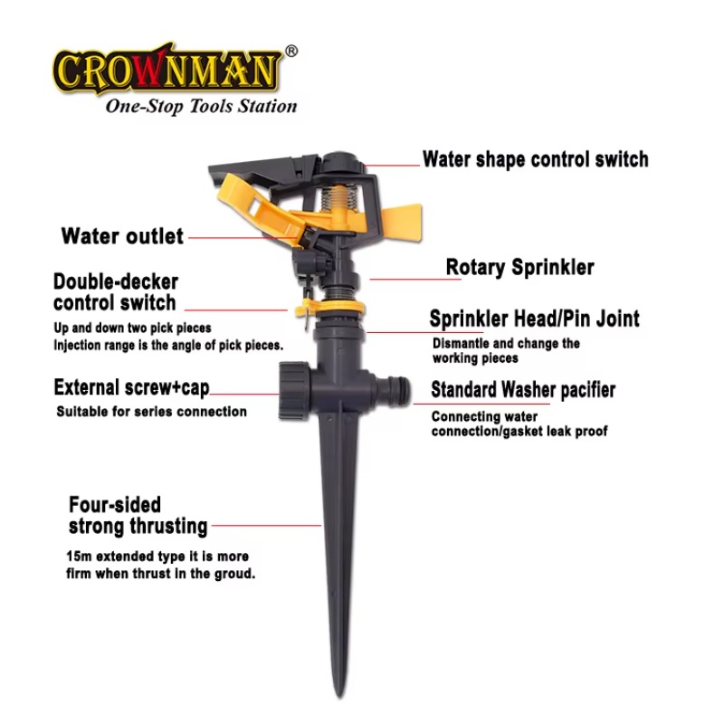Garden Tools Plastic 360 Degre - огляд і ціна Gardening Tools Water