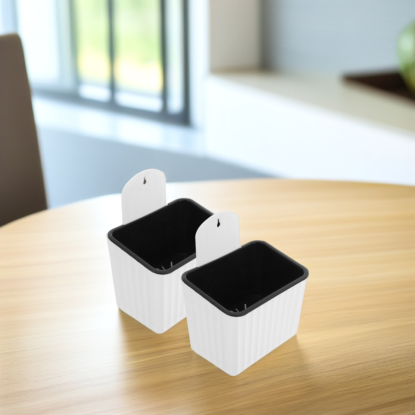 2Pcs Wall Mount Flower Pots Se - огляд і ціна Self-Watering Planter