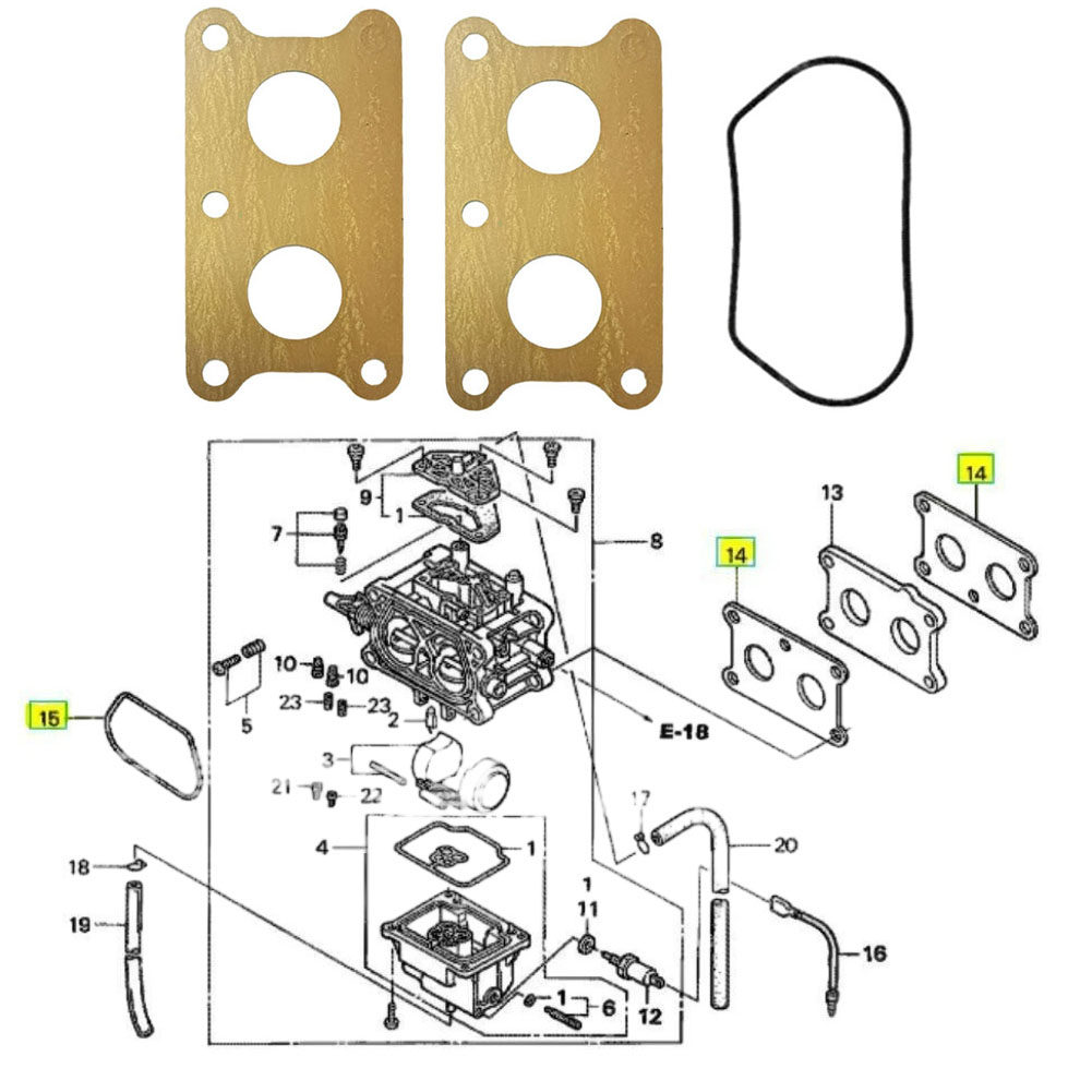 FOR HONDA  GXV530 GCV530 Engin - огляд і ціна Gardening Tools Bundle