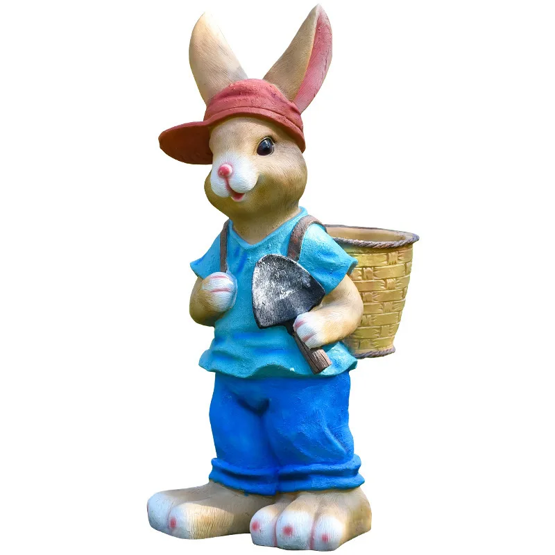 Cartoon rabbit flower pot tank - огляд і ціна Gardening Tools Sketch
