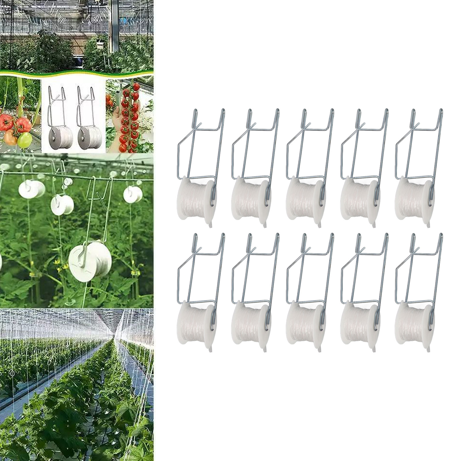 6-50pcs Tomato Support Hooks T - огляд і ціна Gardening Tools Essential